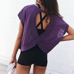 Free People Movement Size Small My Time Tee in Champion Purple